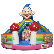 slide inflatable game Snow White